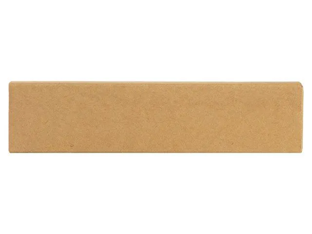 Футляр для 1 ручки из переработанного картона "Recycard", натуральный с логотипом компании. Цена . Артикул AROA280007