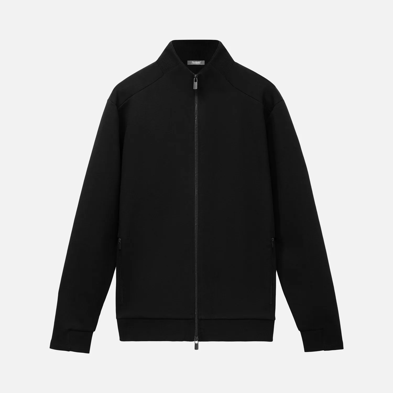 Толстовка на молнии ASTIN черная с логотипом компании. Цена 4 365 ₽. Артикул prtb23011.010