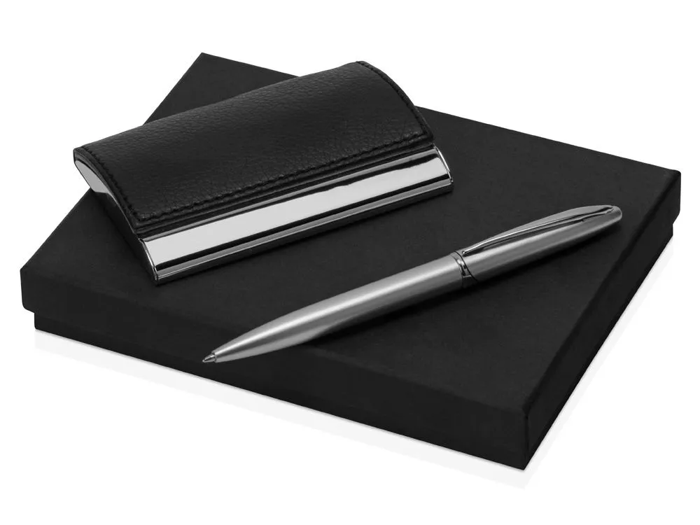 Наборы с визитницей с логотипом. Доставка по Москве и России.