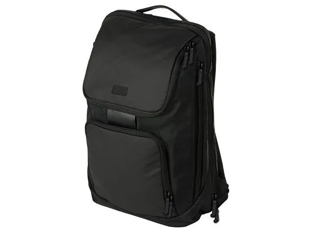 Рюкзак Leader для ноутбука 15.6", черный с логотипом компании. Цена 5 047 ₽. Артикул AROA209670