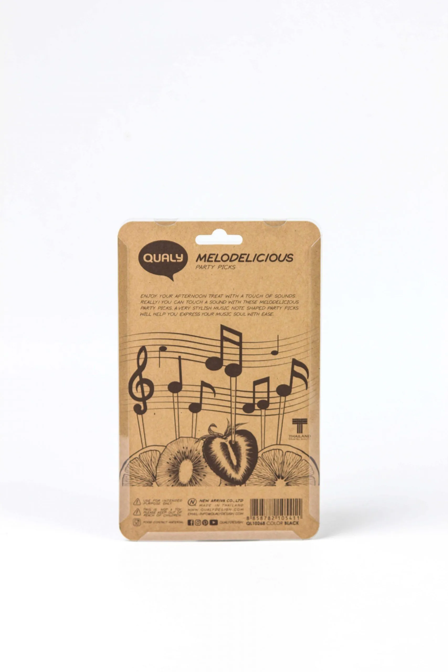 Шпажки для закусок и канапе Melodilicious  с логотипом компании. Цена . Артикул ARDNQL10268-BK