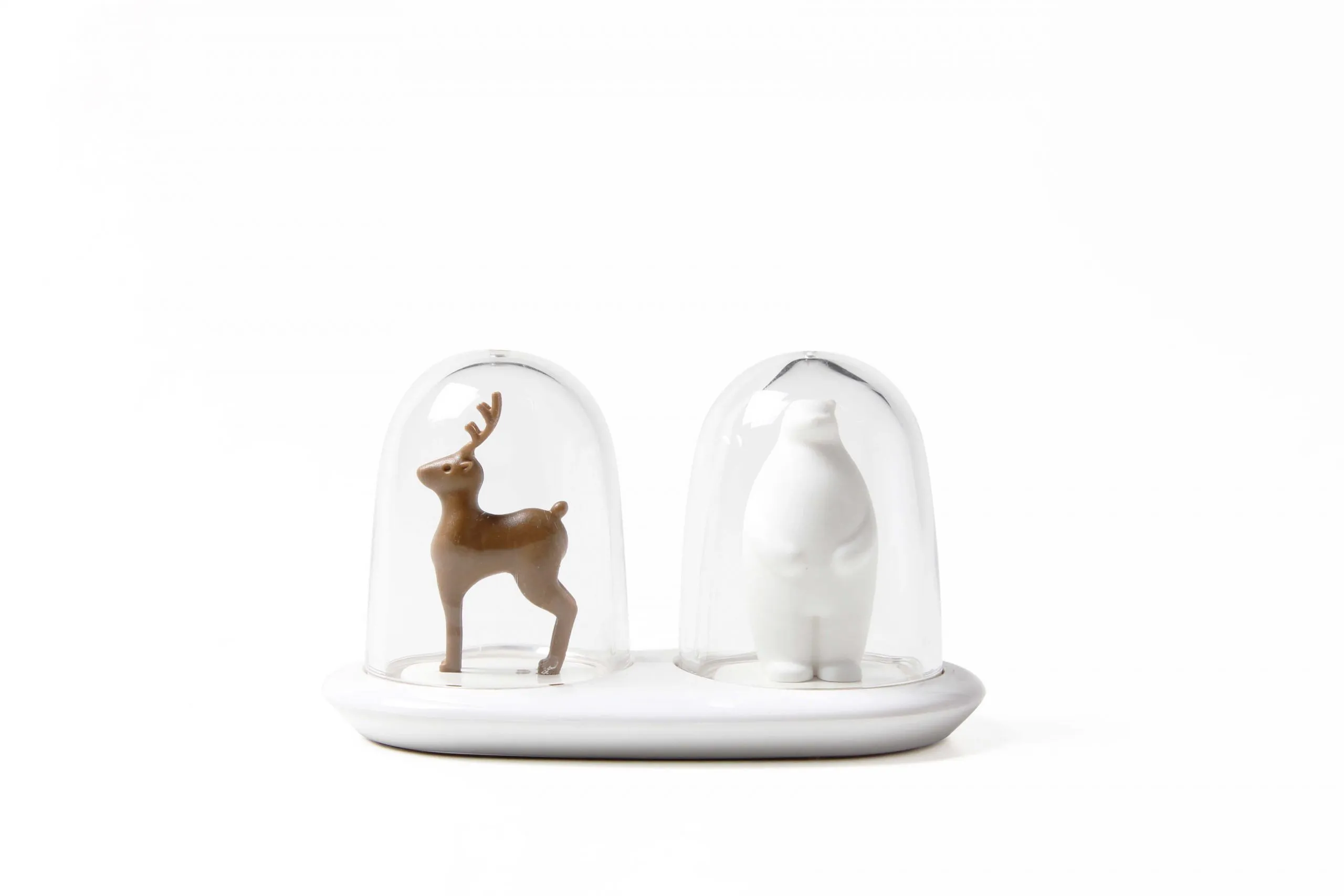 Солонка и перечница WILDLIFE с логотипом компании. Цена 1 673 ₽. Артикул ARDNQL10272-WH