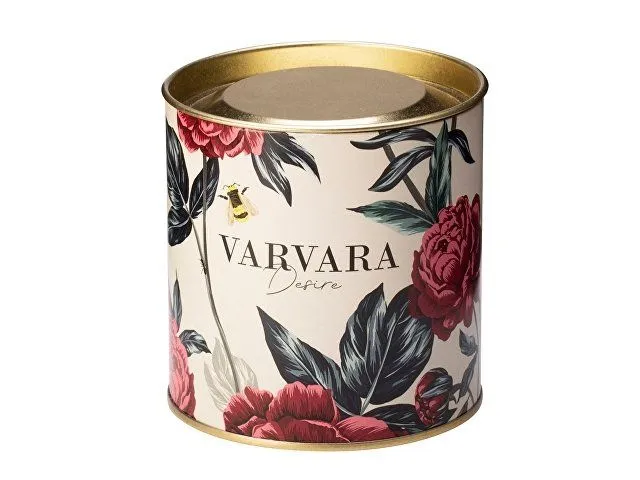 Платок «Русские сезоны» молочный. Varvara с логотипом компании. Цена . Артикул AROA90015