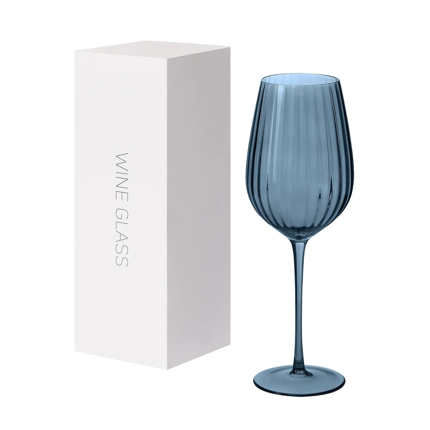 Бокал для вина Toscana, синий с логотипом компании. Цена 766 ₽. Артикул prtb730836.030