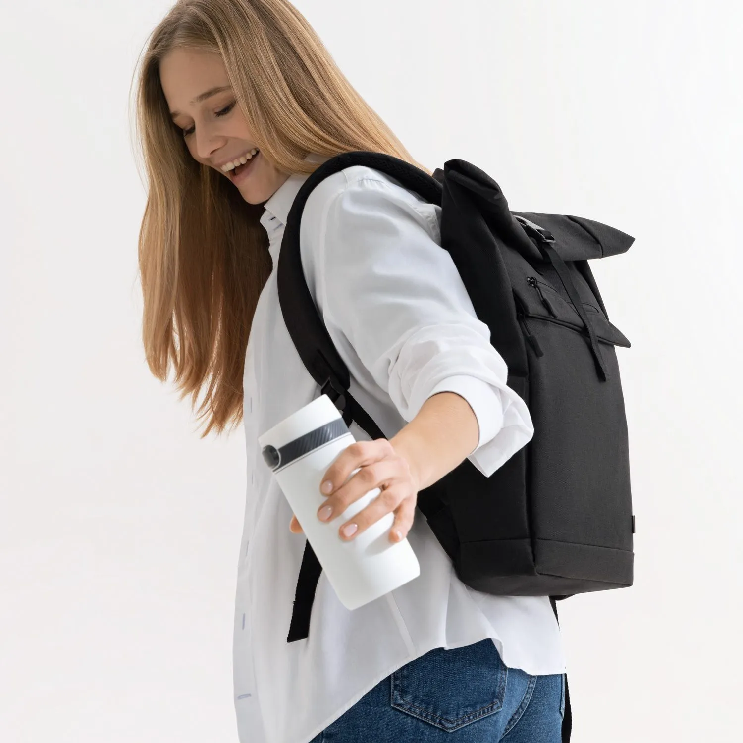 Рюкзак Monte NEO, черный с логотипом компании. Цена 4 802 ₽. Артикул prtb20079.010