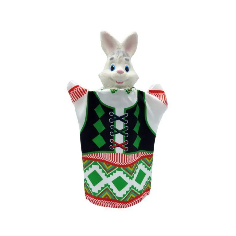 ИГРУШКА БИ-БА-БО ЗАЙЧИК (132) с логотипом компании. Цена 333 ₽. Артикул ARDN7с-1220-ри