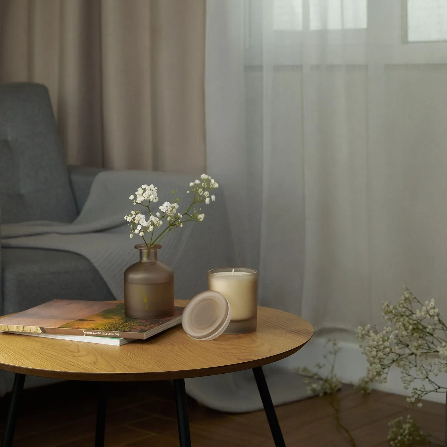 Диффузор ароматический Mizu, бежевый с логотипом компании. Цена 1 688 ₽. Артикул prtb730915.525