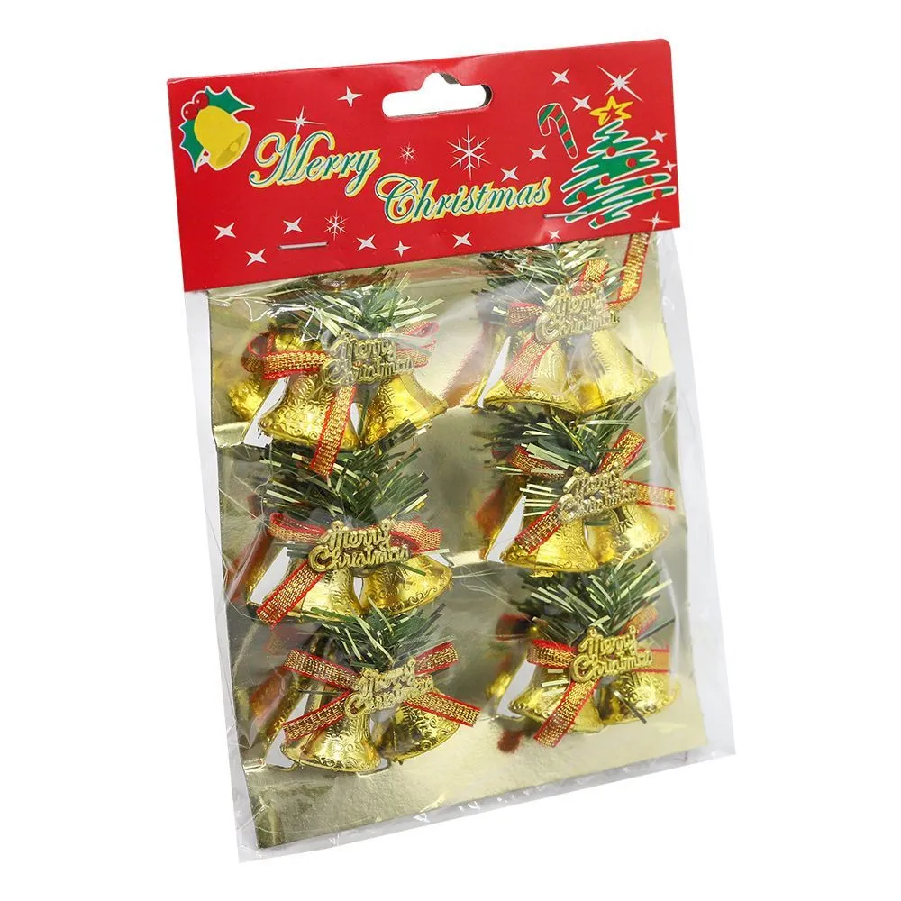 Набор пластиковых  колокольчиков C Рождеством с логотипом компании. Цена . Артикул ARDNSYLD--5120172