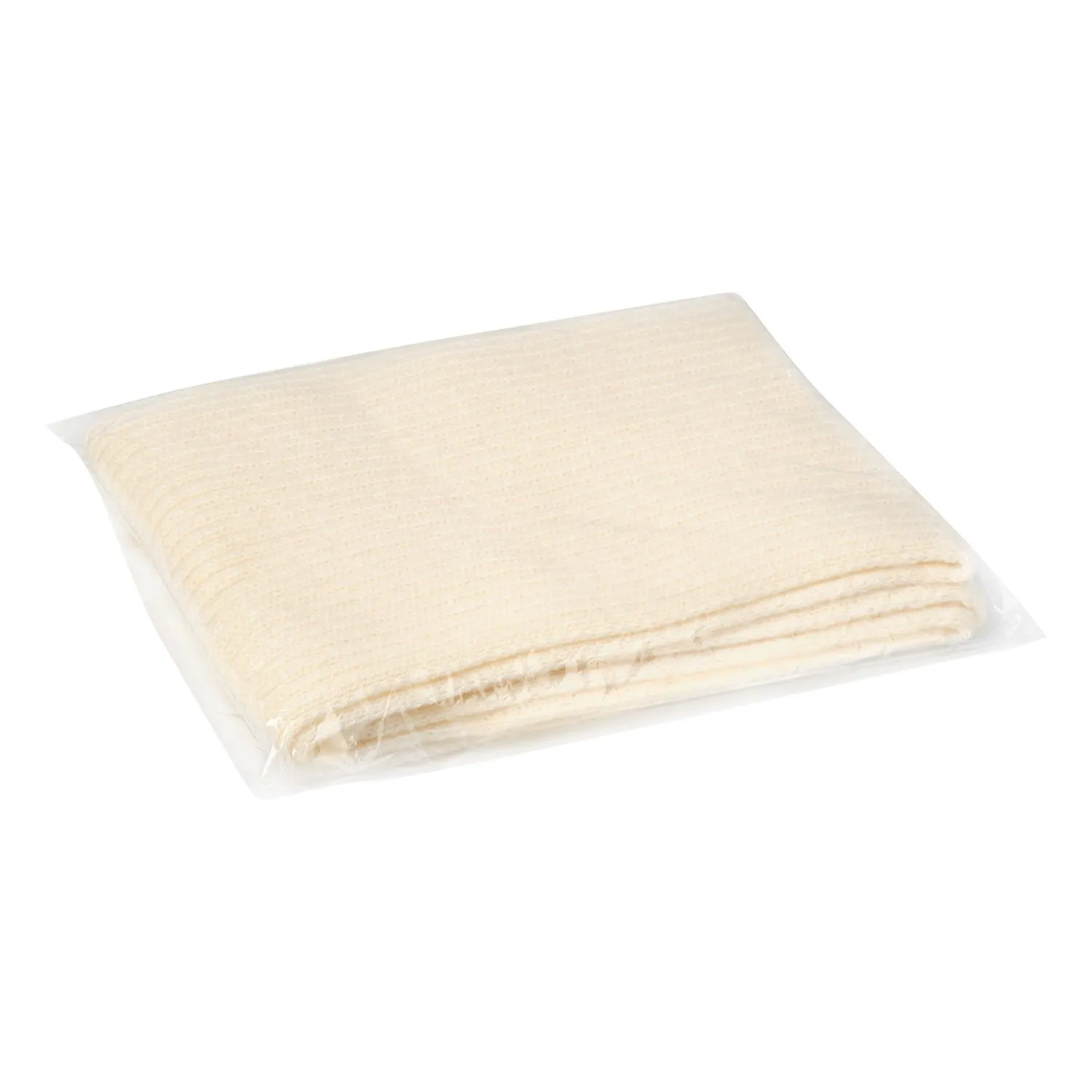 Шарф Forges вязаный, бежевый с логотипом компании. Цена 1 484 ₽. Артикул prtb20636.525