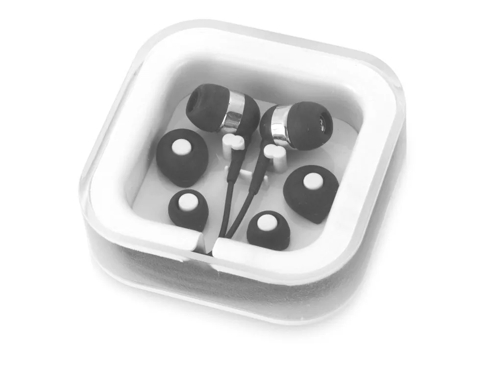 Наушники проводные с логотипом. Доставка по Москве и России.