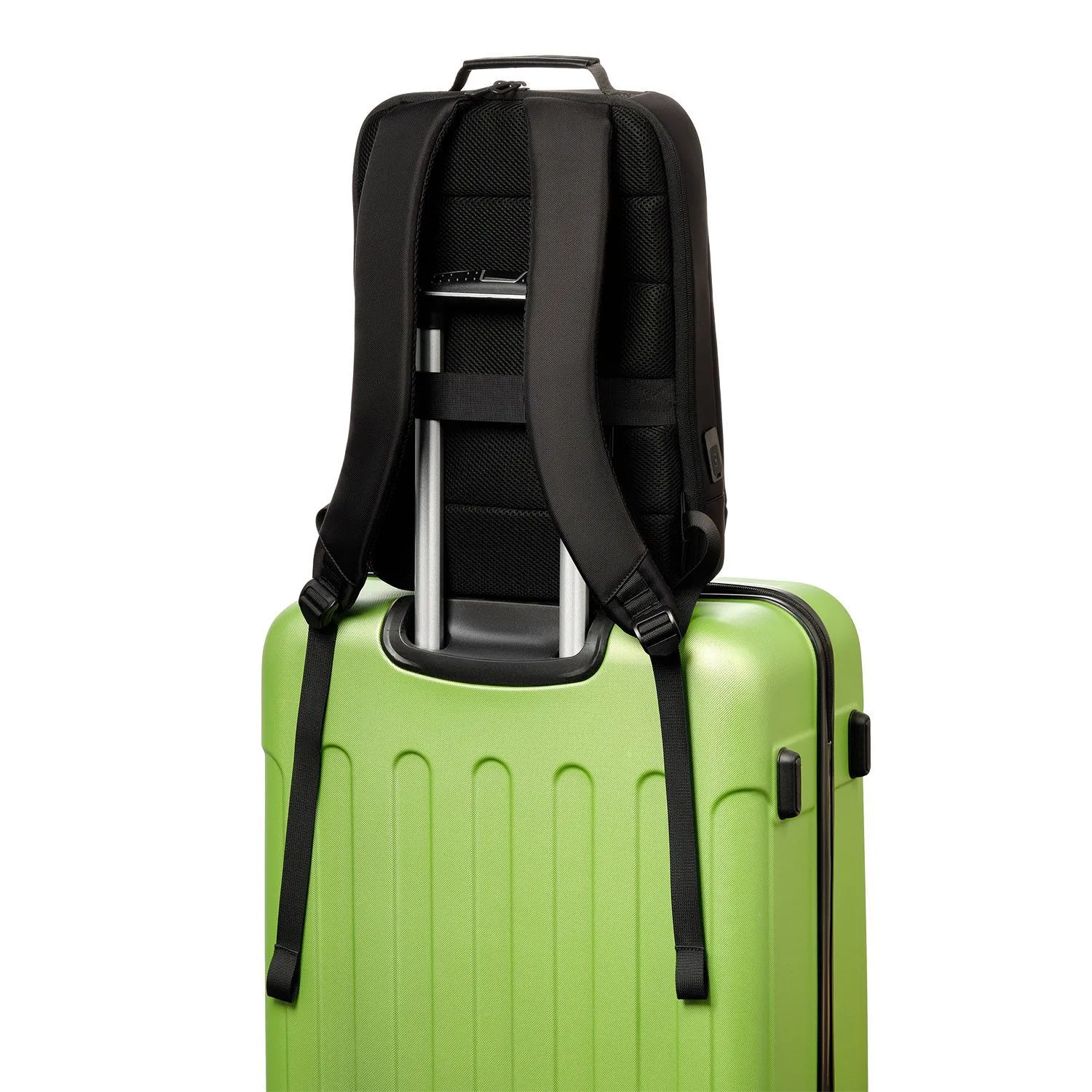 Бизнес рюкзак Bairon, черный с логотипом компании. Цена 5 933 ₽. Артикул prtb20080.010