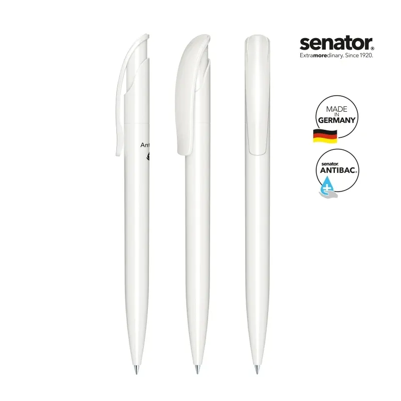 3401 Challenger Antibac белый white (Senator) с логотипом компании. Цена 91 ₽. Артикул 3401
