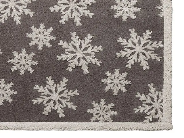 Плед Snowflake новогодний с логотипом компании. Цена . Артикул AROA836530