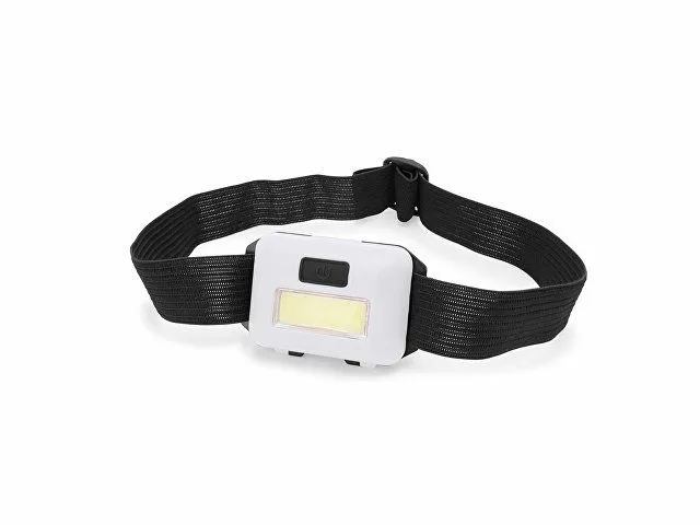 Налобный фонарь FLASH, белый с логотипом компании. Цена 190 ₽. Артикул AROATO0110S101