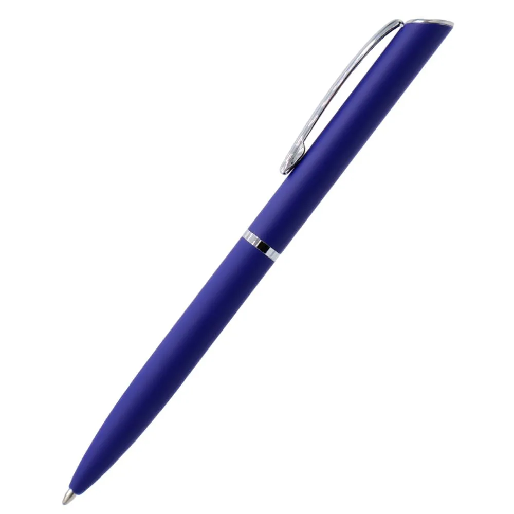 Ручка металлическая Miura, тёмно-синяя с логотипом компании. Цена . Артикул ARDN1062.15