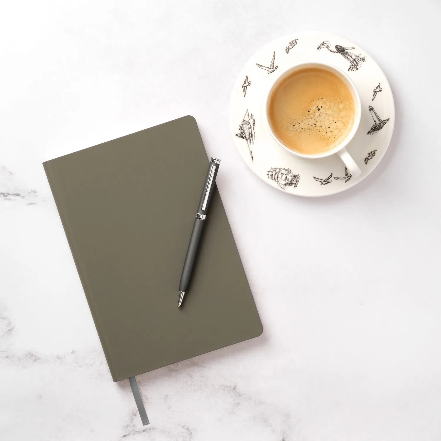 Чайная пара Mokko с логотипом компании. Цена 1 227 ₽. Артикул prtb23058.100