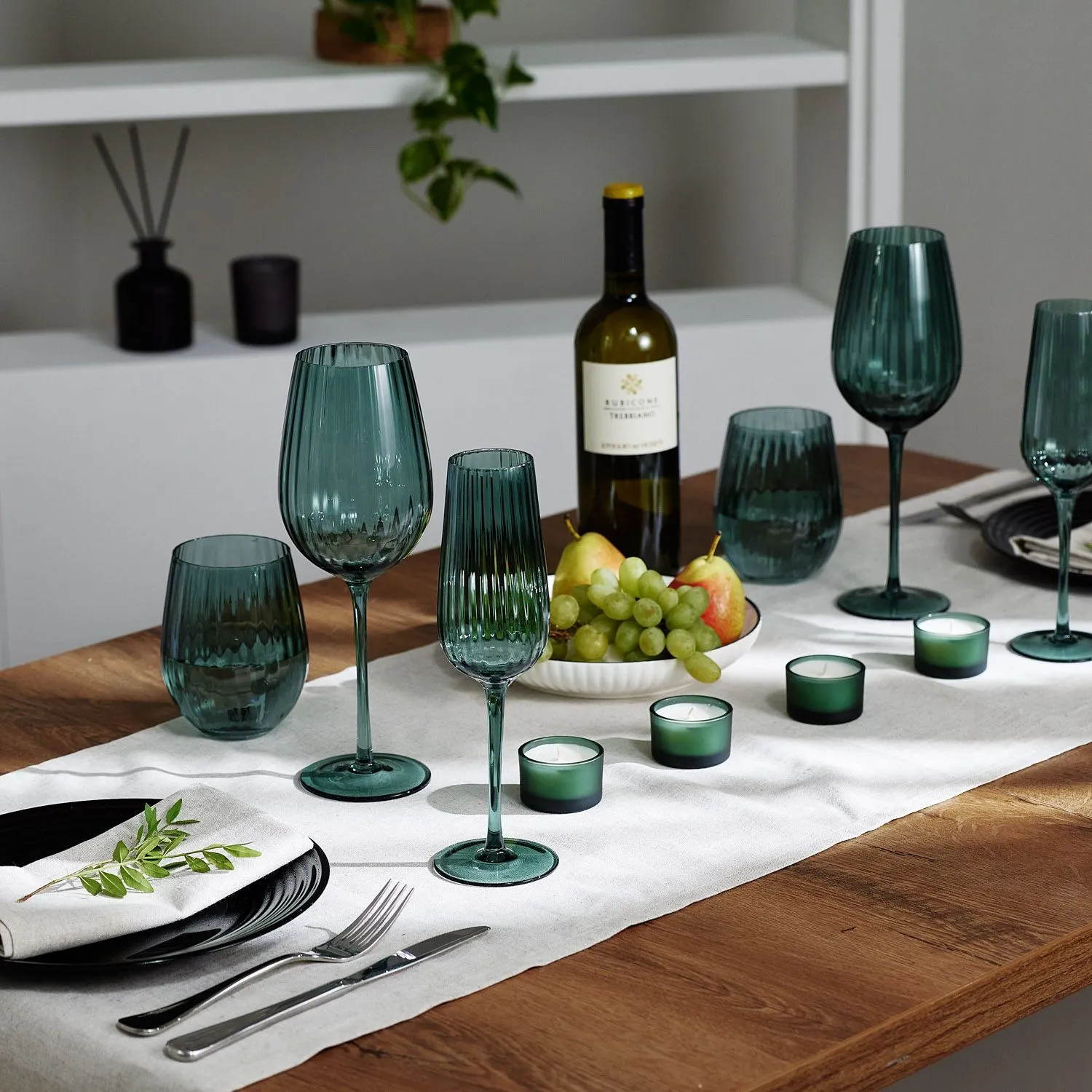 Стакан для воды Capri, зеленый с логотипом компании. Цена 669 ₽. Артикул prtb731935.040