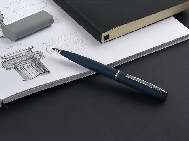 Карандаш механический "Sienna", синий с логотипом компании. Цена 694 ₽. Артикул AROA20-0350