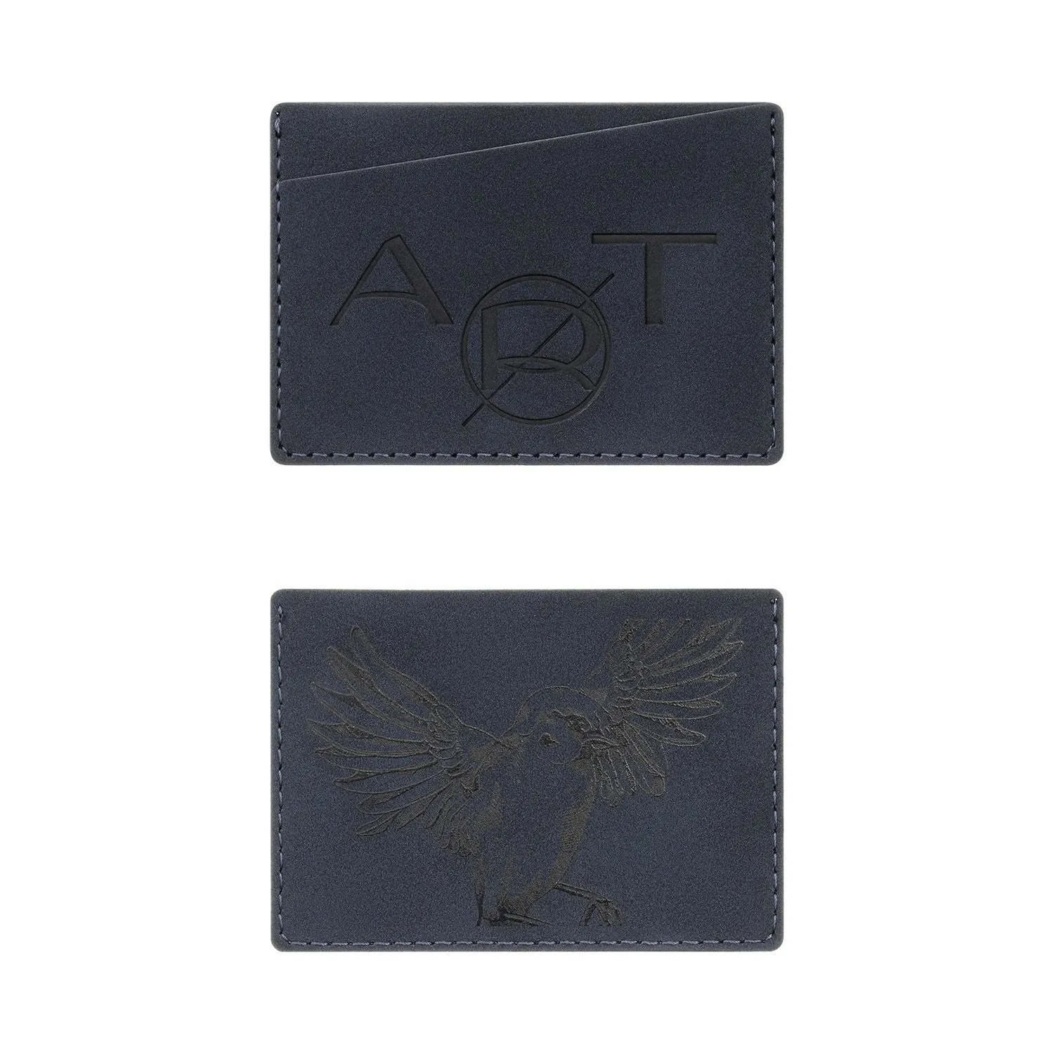 Кардхолдер Nuba со скошенным карманом, синий с логотипом компании. Цена 437 ₽. Артикул prtb31100.030