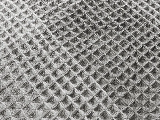 Плед акриловый Gaufre, серый с логотипом компании. Цена 1 466 ₽. Артикул AROA836258