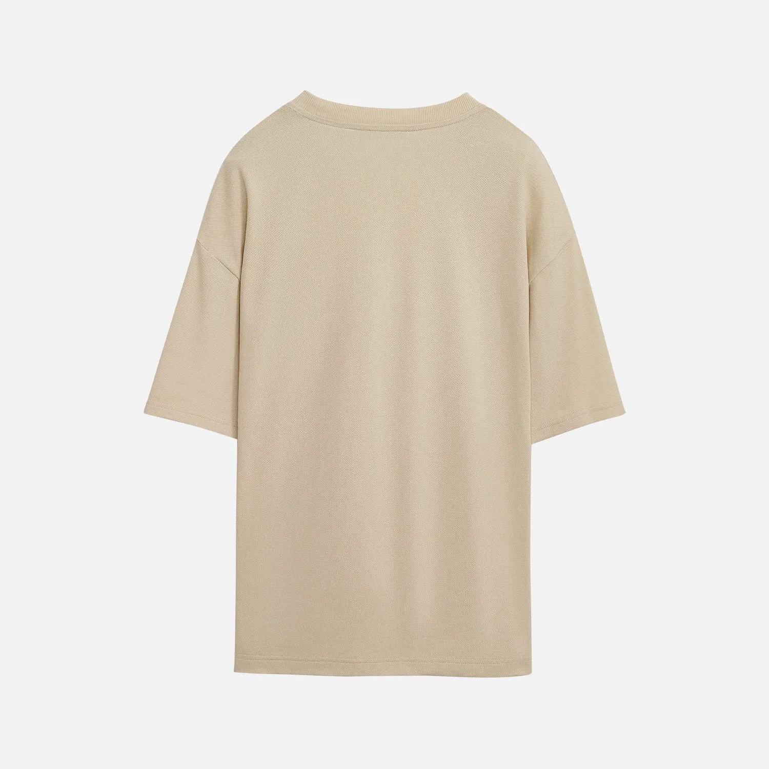 Футболка унисекс премиум AURA, бежевый с логотипом компании. Цена 1 154 ₽. Артикул prtb23056.525