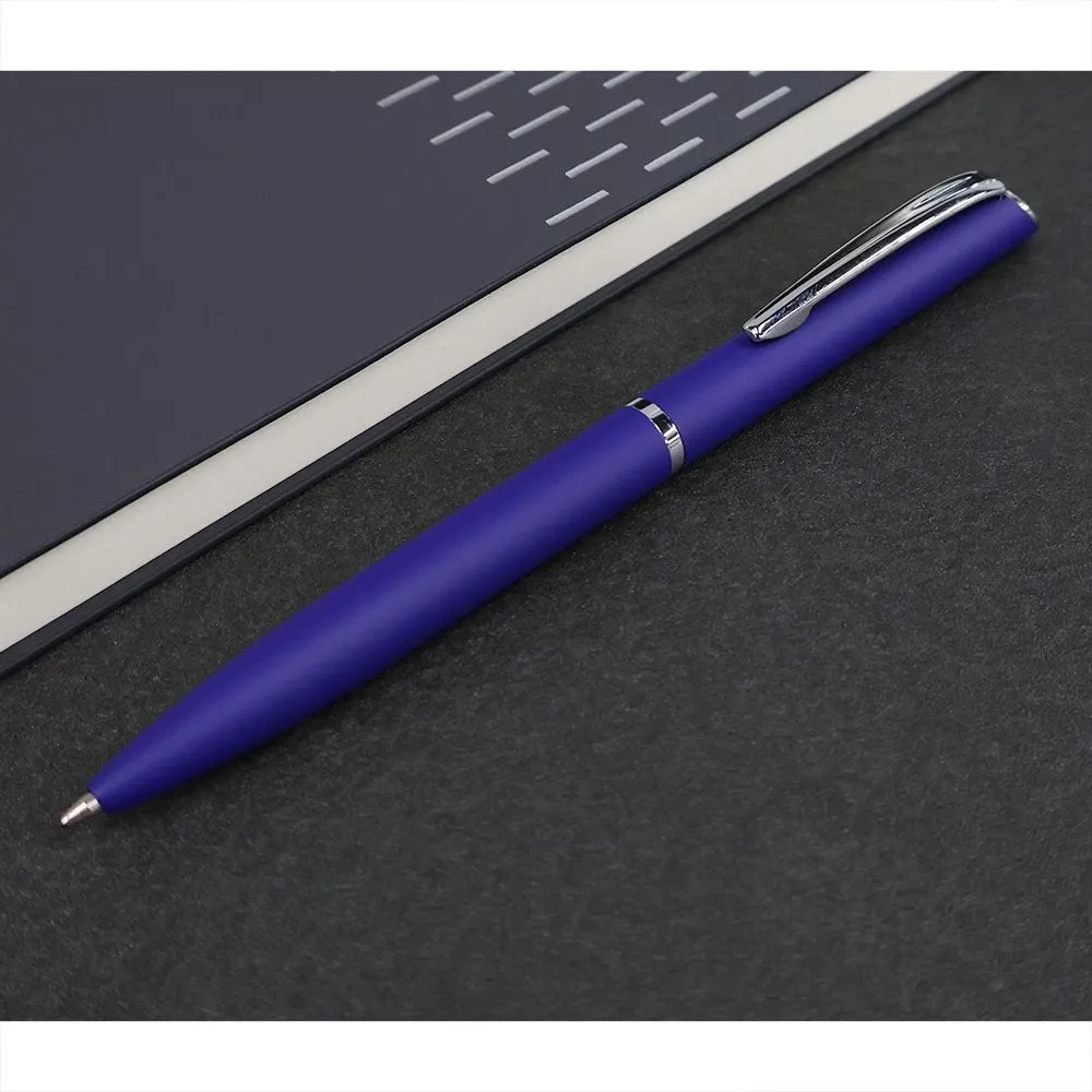 Ручка металлическая Miura, тёмно-синяя с логотипом компании. Цена . Артикул ARDN1062.15