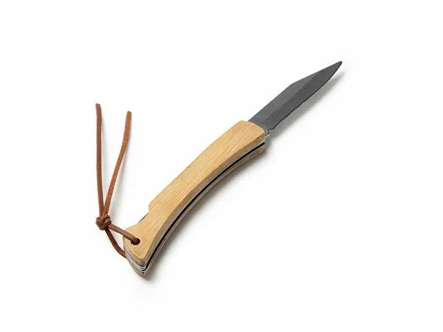 Нож складной KAIDE, натуральный/серебристый с логотипом компании. Цена 565 ₽. Артикул AROANA3988S1999