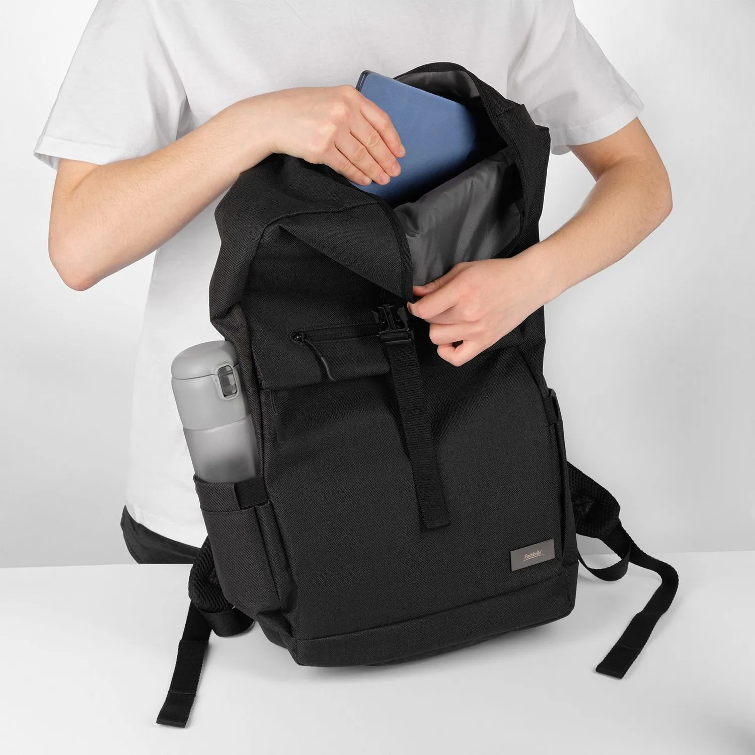 Рюкзак Monte NEO, черный с логотипом компании. Цена 4 802 ₽. Артикул prtb20079.010