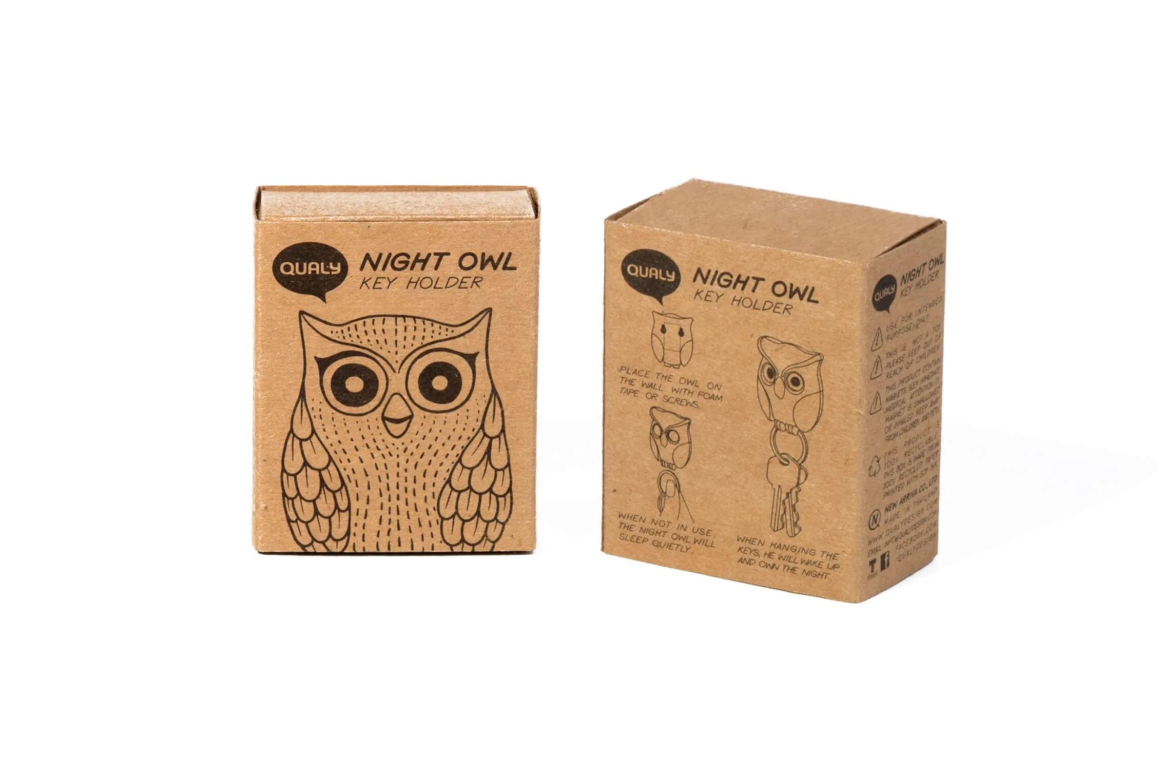 Брелок для ключей Night Owl с логотипом компании. Цена . Артикул ARDNQL10195-BN