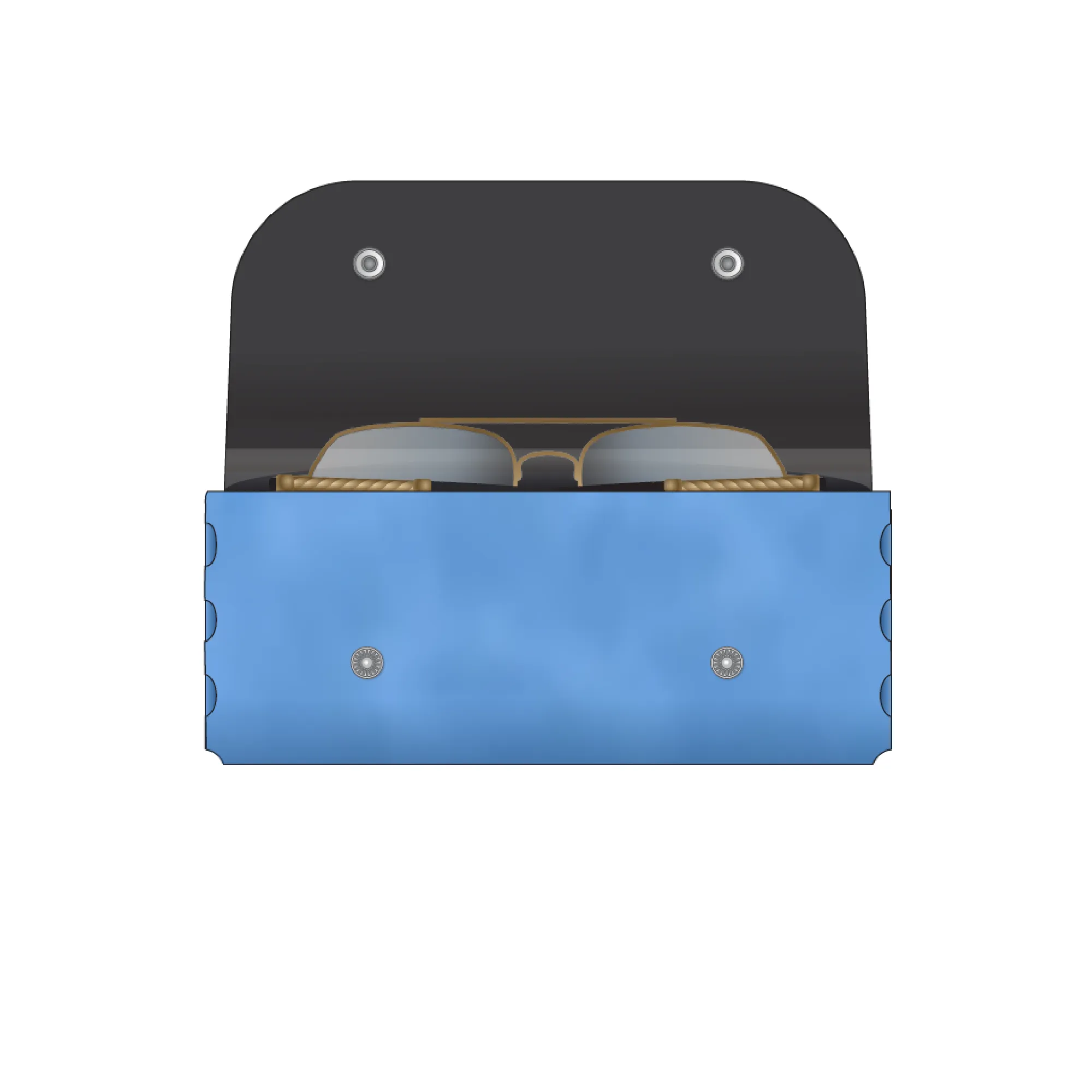 Чехол для очков Camellia с логотипом компании. Цена 698 ₽. Артикул prtb25_0037