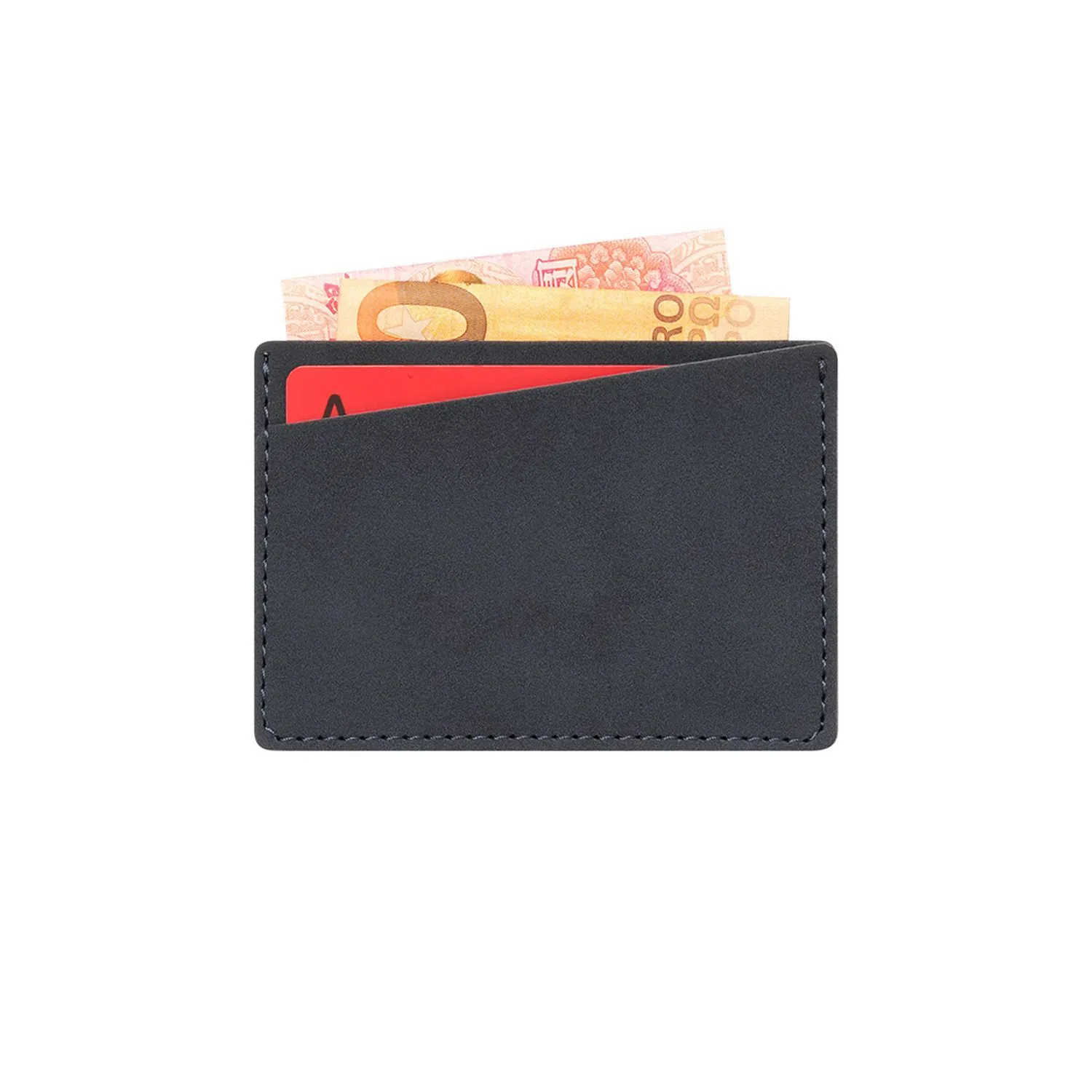 Кардхолдер Nuba со скошенным карманом, синий с логотипом компании. Цена 437 ₽. Артикул prtb31100.030