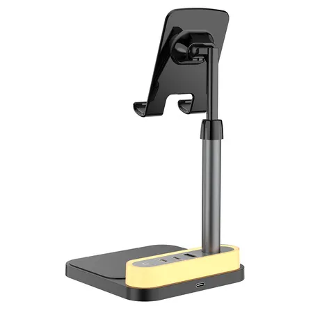 Беспроводное мультизарядное устройство Stave 15W, черный с логотипом компании. Цена 1 891 ₽. Артикул ARDN7110.02