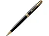 Ручка шариковая «Parker Sonnet Core Black Lacquer GT», черный/золотистый для бизнеса