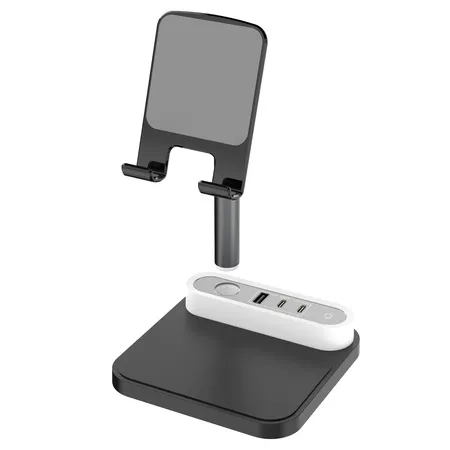 Беспроводное мультизарядное устройство Stave 15W, черный с логотипом компании. Цена 1 891 ₽. Артикул ARDN7110.02