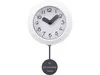 Настенные часы с маятником "Pendulum", белый (уф печать) с логотипом компании. Цена 794 ₽. Артикул AROA186156uf