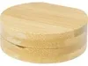 Карманное зеркало в бамбуковой раме Afrodit, natural для бизнеса