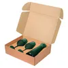 Подарочный набор декантер + 2 бокала для вина Эмеральд (Emerald), зеленый