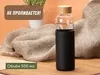 Стеклянная бутылка для воды в силиконовом чехле «Refine» для бизнеса