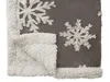 Плед Snowflake новогодний для бизнеса