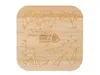 Eмкость для хранения «Flake», бежевый, натуральный, с гравировкой с логотипом компании. Цена 911 ₽. Артикул AROA118218gr