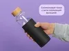 Стеклянная бутылка для воды в силиконовом чехле «Refine» для бизнеса