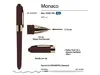 Ручка пластиковая шариковая «Monaco» для бизнеса