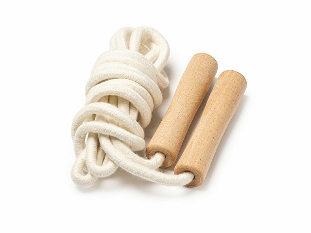 Скакалка REGINA из хлопка, бежевый для бизнеса