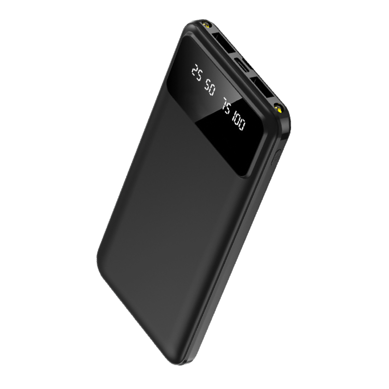 Внешний аккумулятор Dorado 10 000 mAh с фонариком, белый для бизнеса