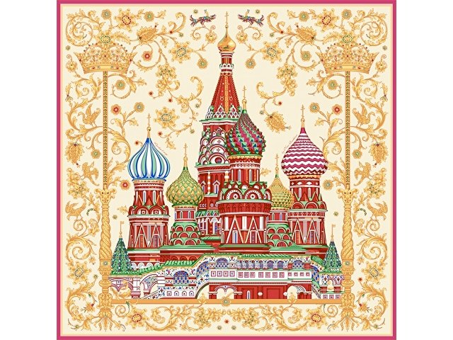 Платок "Собор Василия Блаженного" для бизнеса