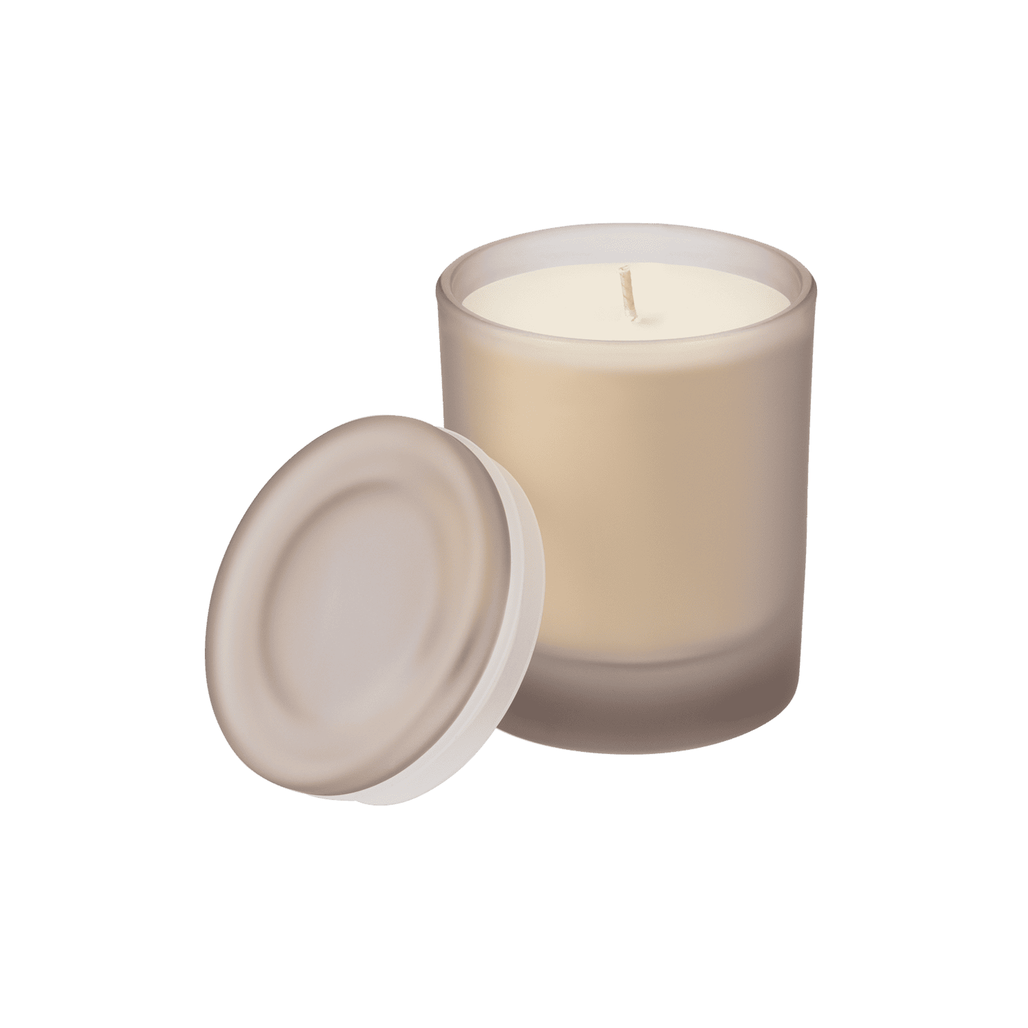 Ароматическая свеча Мизу (Mizu), бежевая для бизнеса