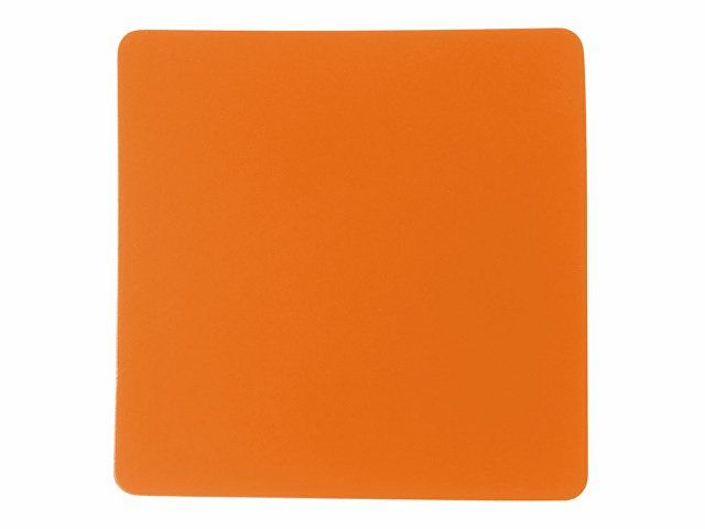 ПАТЧ КВАДРАТ soft-touch (оранжевый ) 5,5 х 5,5 см