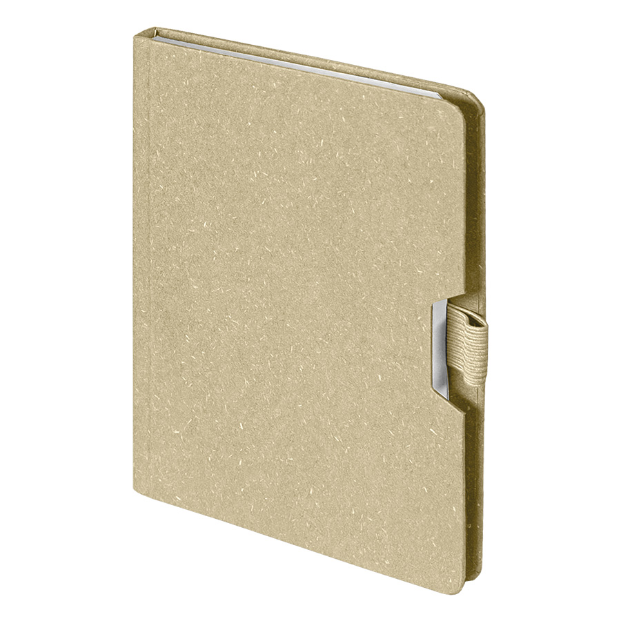 Блокнот MEMO, размер 130*170 мм, бежевый, блок в клетку для бизнеса