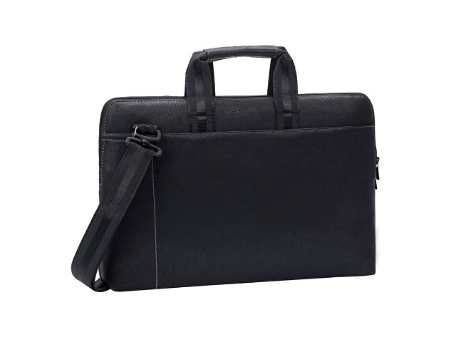 Сумка для ноутбука 15.6" из кожзама 8930, черный для бизнеса