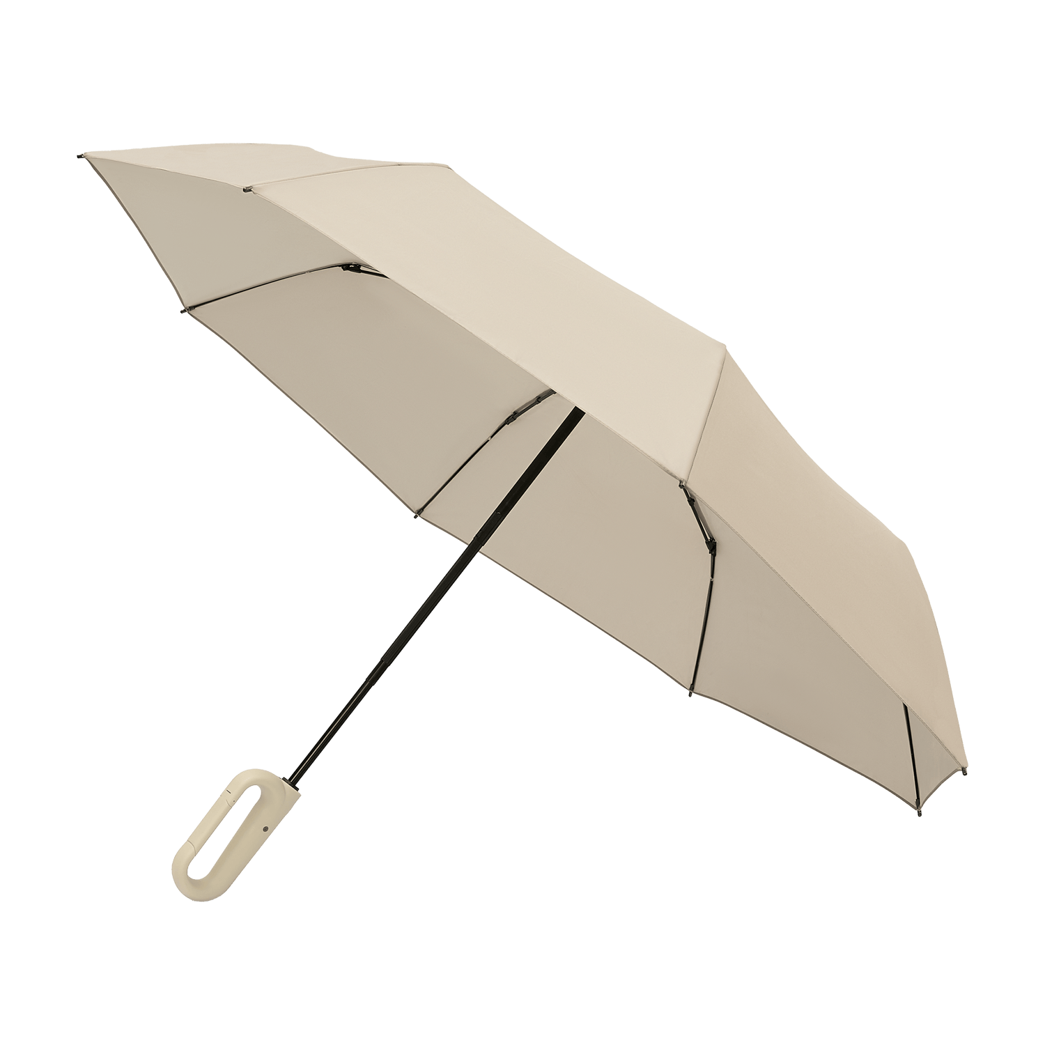 Зонт складной Азимут (Azimut), бежевый для бизнеса